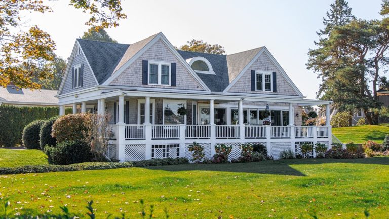 gray wooden house